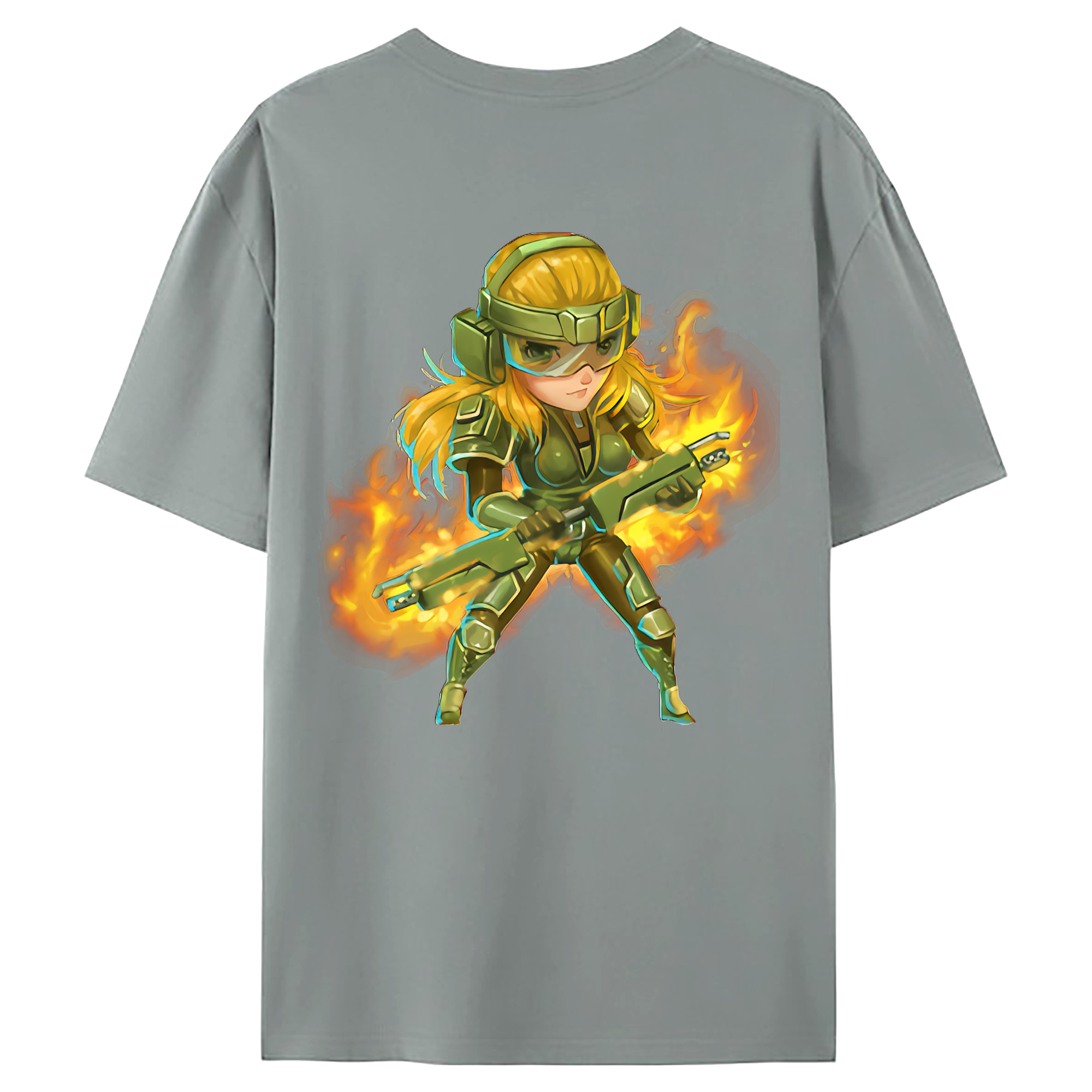 （画像用） リーグ・オブ・レジェンド League of Legends LOL 綿100％ メンズ半袖Tシャツ（バックプリント） 通気性